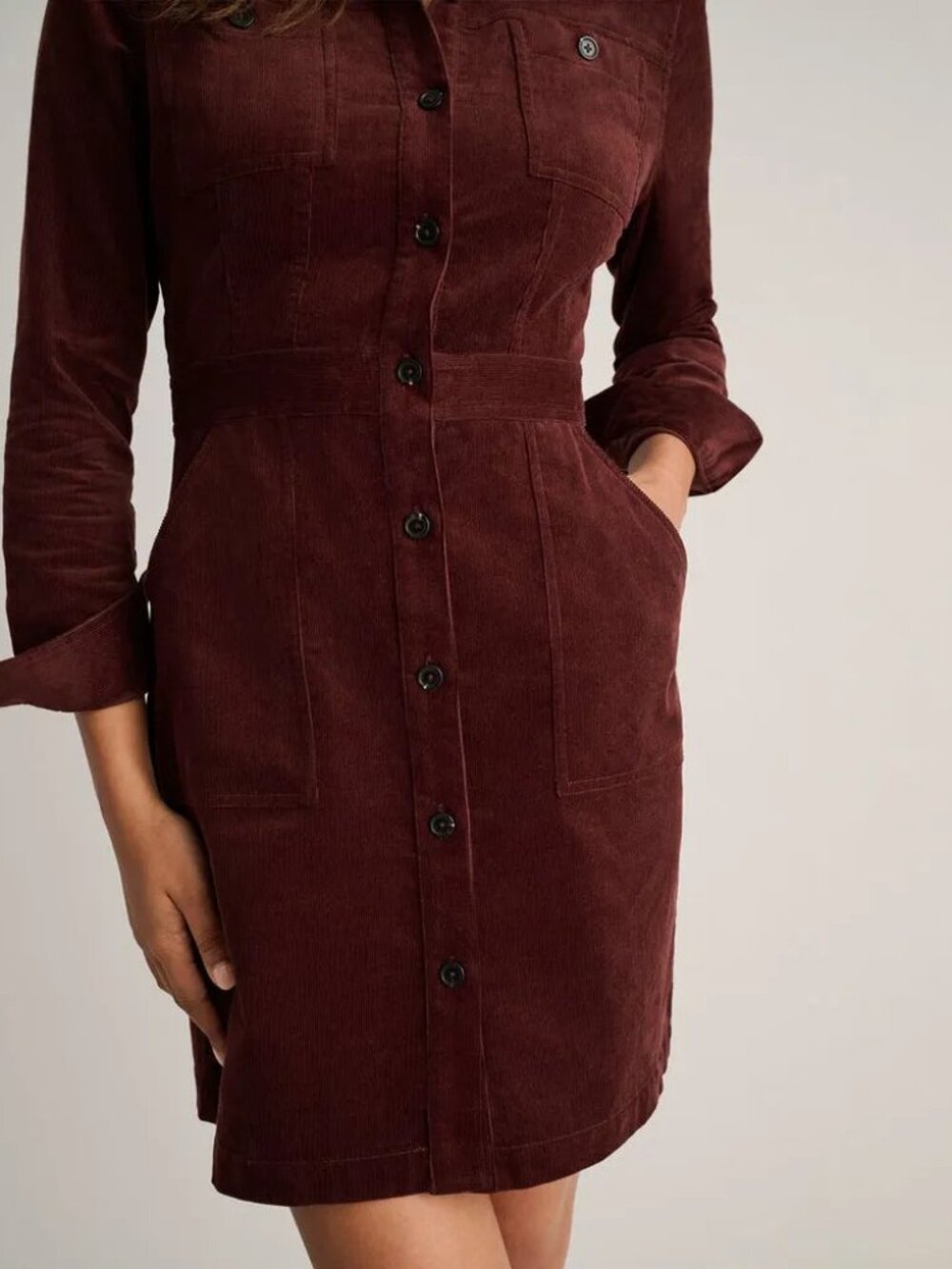 UNTUCKit Corduroy Cora Shirt Dress - Picture 4 of 4